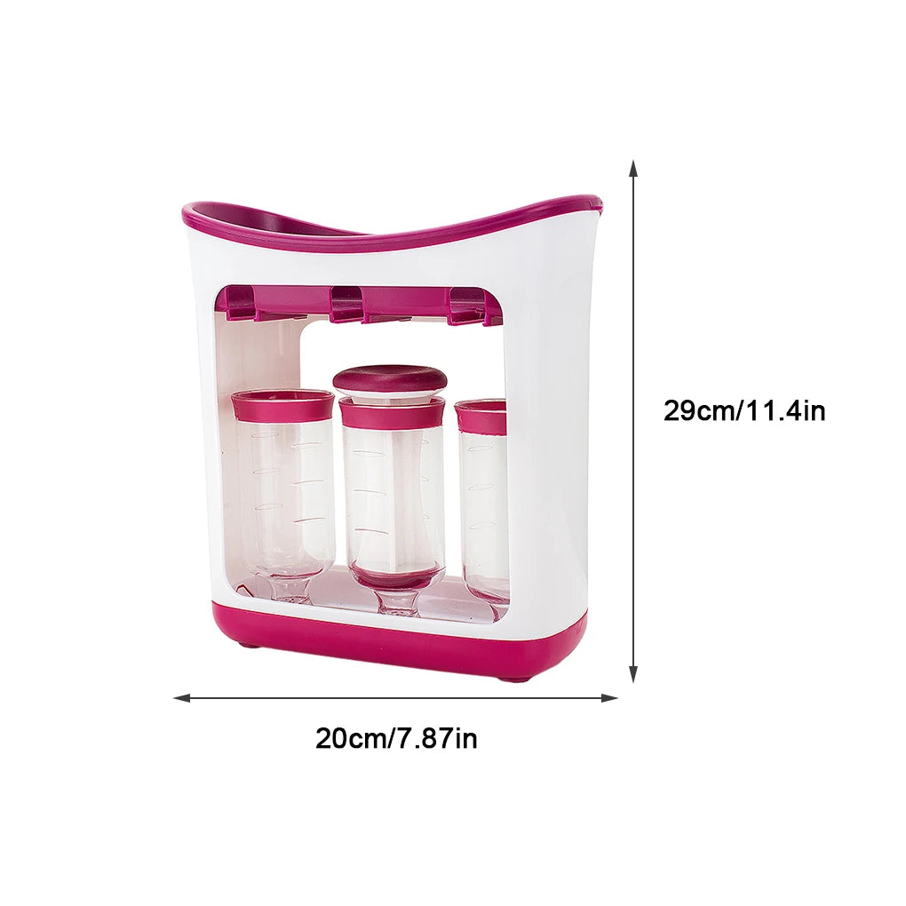PC Easy to Clean Baby Food Maker and Time-Saving for Busy Families Scratch-Proof Fruit Puree Machine