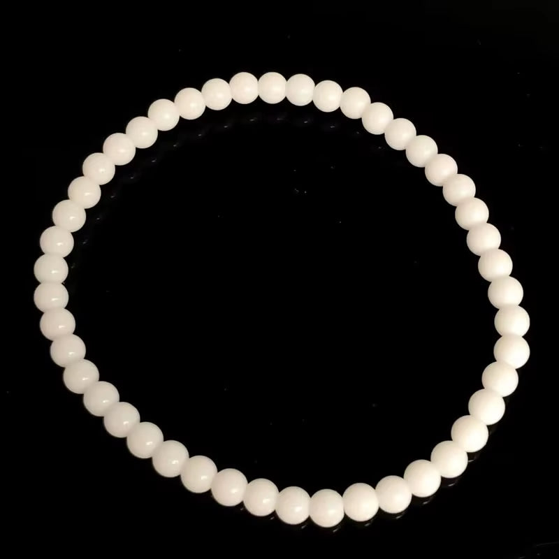 4Mm Chakra Beads Energy Bracelet Natural round Turquoise Malachite Stone Stretch Bangles for Women Men Handmade Yoga Jewelry