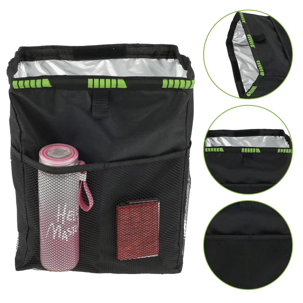Foldable Waterproof Car Trash Can with Large Capacity - Hanging Waste Organizer for Vehicle Accessories