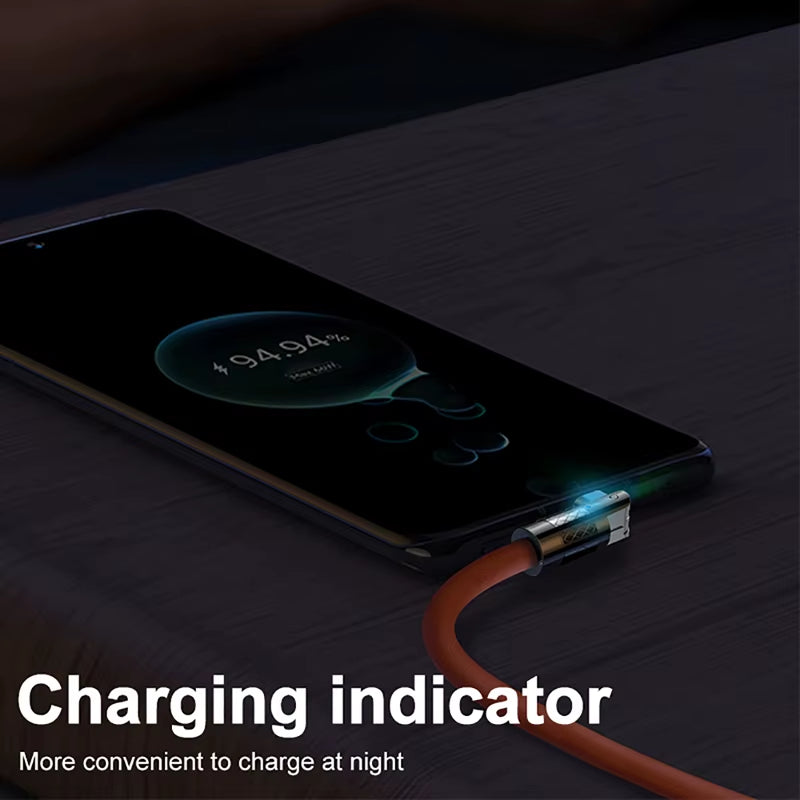 Micro USB 120W 3A Elbow Fast Charging Data Cable Cord for Playing Game for Samsung Galaxy S7 S5 Xiaomi Android Charge Usb Cord