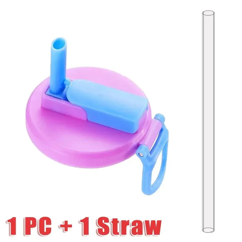 Travel Soda Can Lids Silicone Straws Can Covers for Canned Beverages Beer Juice Bpa-Free Covers Can Reusable Jar Cap Accessory