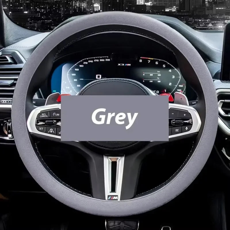 Silicone Car Steering Wheel Cover Elastic Protetive Cover Multi Color Auto Interior Silica Gel Decoration Covers for Men Women