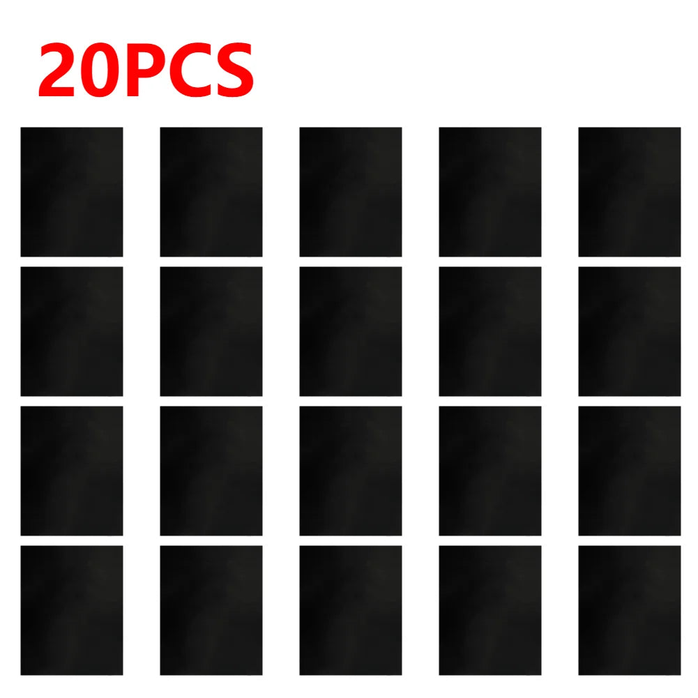 Non-Stick BBQ Grill Mats - Heat Resistant Baking Sheets for Easy Cleaning and Cooking (1-20 Pieces)