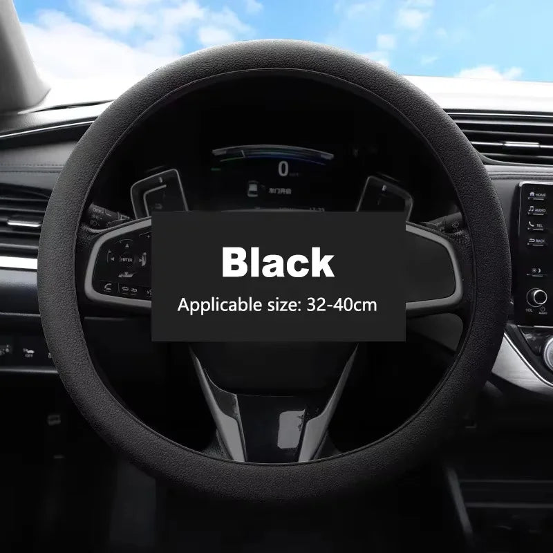 Silicone Car Steering Wheel Cover Elastic Protetive Cover Multi Color Auto Interior Silica Gel Decoration Covers for Men Women