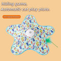 Cat Hunting Blanket Toy Automatic Turntable Cat Funny Stick Pet Game Cover to Relieve Boredom Artifact Hiding Cover Toy