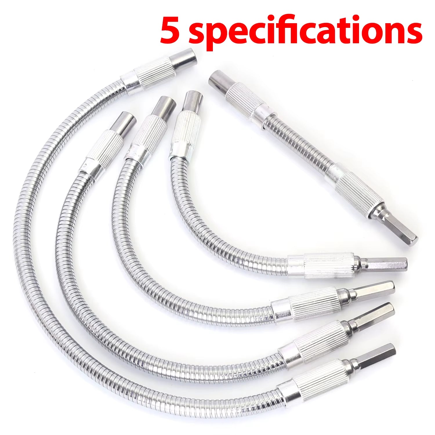 Universal Metal Flexible Shaft Bit Extention Screwdriver Holders Hose Cardan Shaft Electric Drill Power Rod Link 15-40Cm