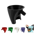 Flour Funnel for Kitchenaid Mixer 5 Qt, Anti-Splash Attachment for Tilt-Head Stand Mixer 4.5 & 5 Quart (KSM150), Dishwasher Safe No-Mess Baking Tool, Easy Pour Accessory (Black)