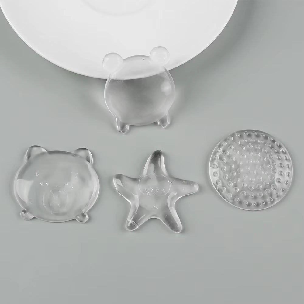 Silicone Door Stopper Handle Bumpers Self Adhesive Mute Anti-Shock Porte Pad Home Improvement Wall Protector Pad Handle Buffer