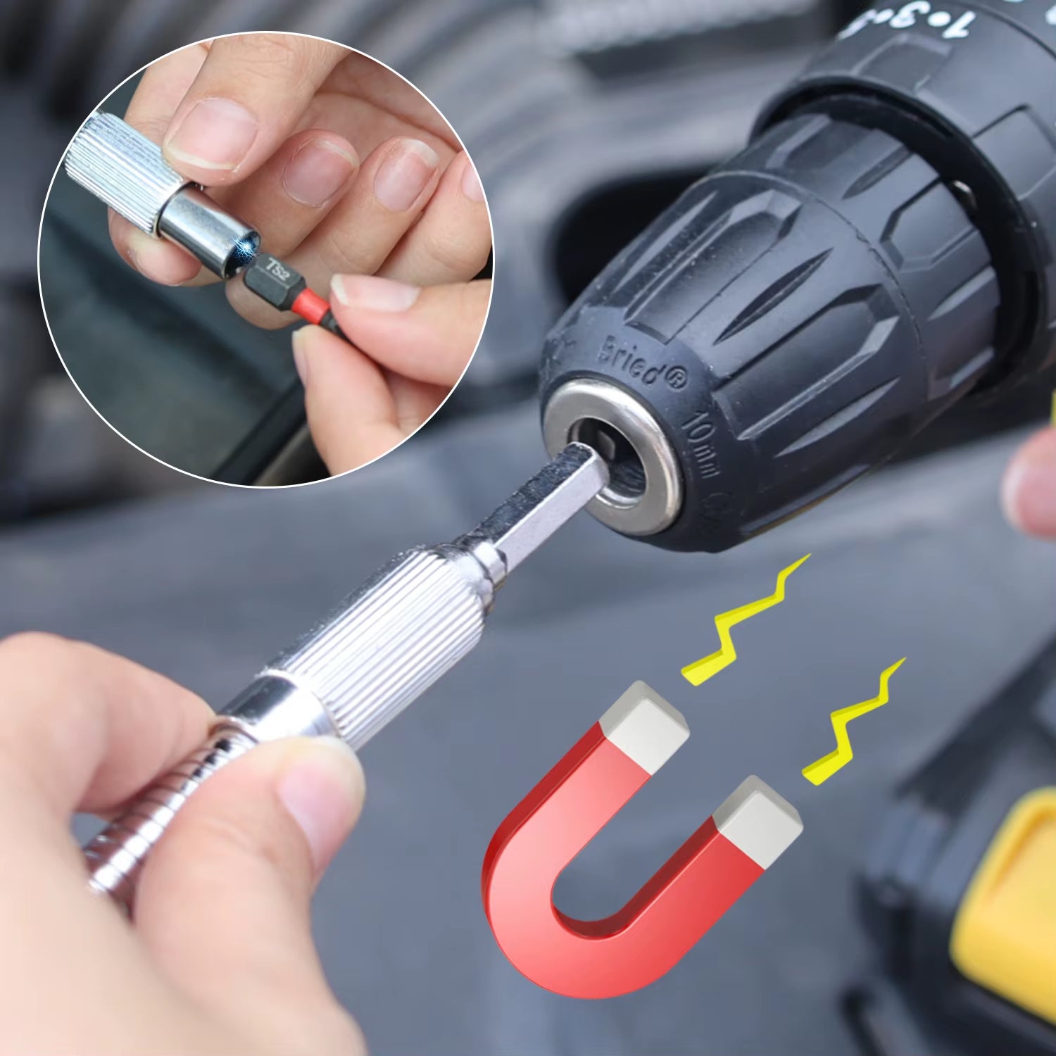 Universal Metal Flexible Shaft Bit Extention Screwdriver Holders Hose Cardan Shaft Electric Drill Power Rod Link 15-40Cm