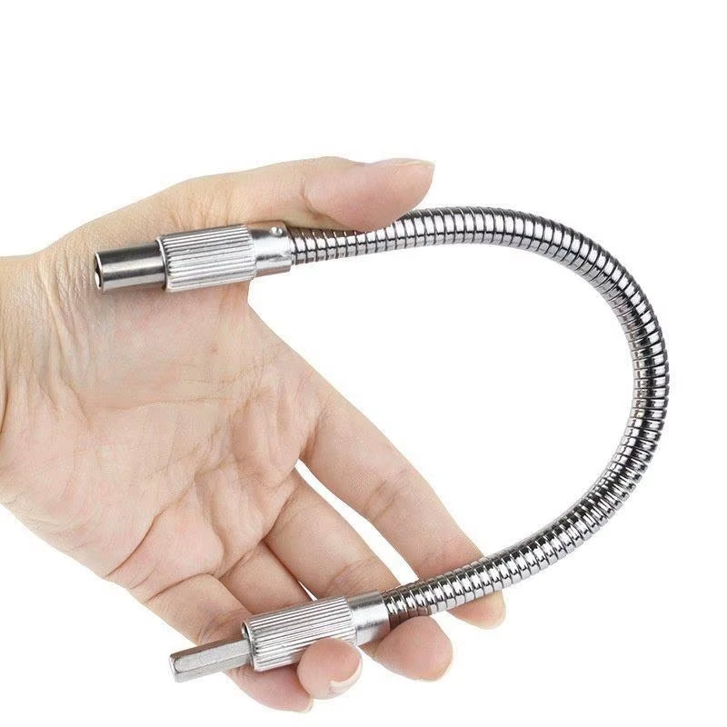 Universal Metal Flexible Shaft Bit Extention Screwdriver Holders Hose Cardan Shaft Electric Drill Power Rod Link 15-40Cm