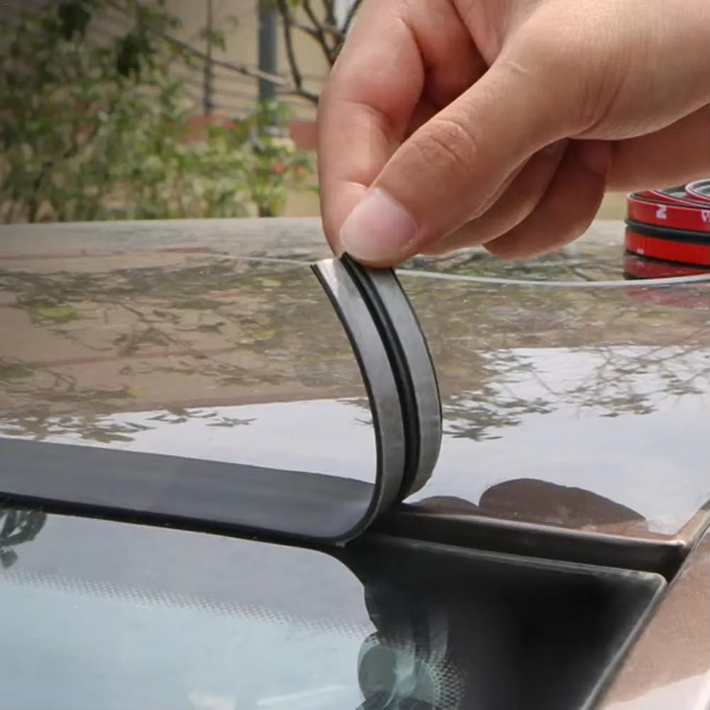 Automotive Rubber Edge Sealing Strips for Windshield and Roof - Noise Insulation and Soundproofing Protector